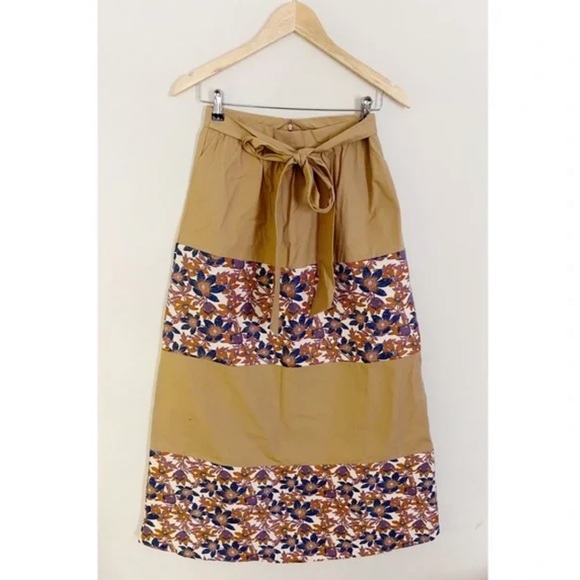 Anthropologie About Sachin & Babi Jacquard Tiered Maxi Skirt ANTHRO NWT NEW - Picture 6 of 6